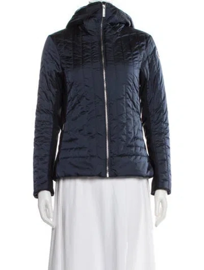 Pre-owned Fusalp Nylon Down Jacket In Blue