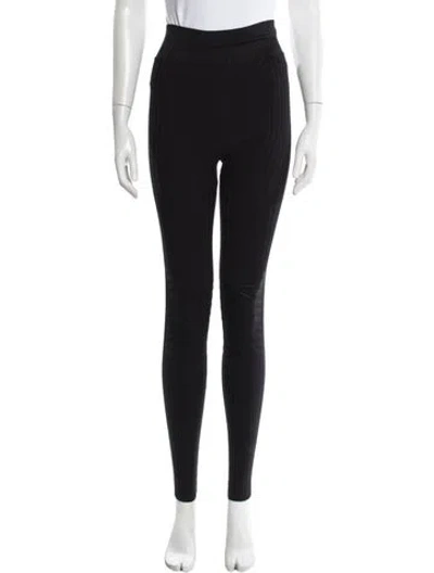 Pre-owned Fusalp Nylon Skinny Leg Pants In Black