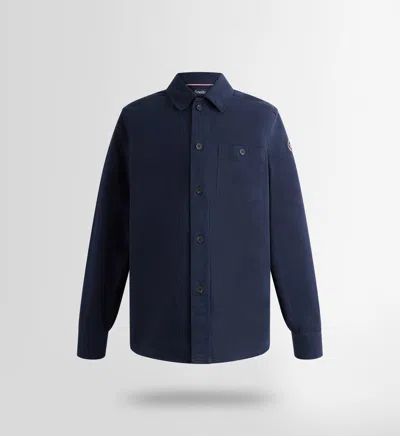 Fusalp Button-fastening Patch-pocket Shirt Jacket In Blue