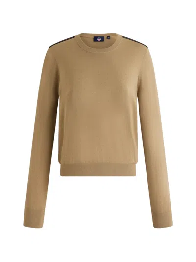 Fusalp Ottavia Strip-detail Sweater In Neutral