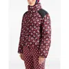 Fusalp Tatum Printed Quilted Ski Jacket In Burgundy