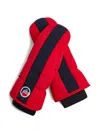 Fusalp Panelled Ski Mittens In Red