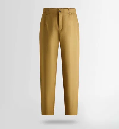 Fusalp Laukol Elasticated-waist Straight-leg Trousers In Gold