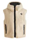 Fusalp Paula Alpine Faux-fur Gilet In Neutral