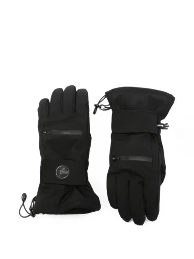 Fusalp Peak Touch-strap Gloves In Black