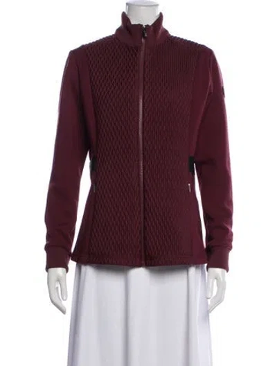 Pre-owned Fusalp Performance Jacket In Burgundy