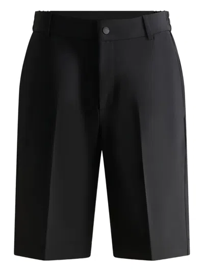 Fusalp Pleated Straight-leg Shorts In Blue