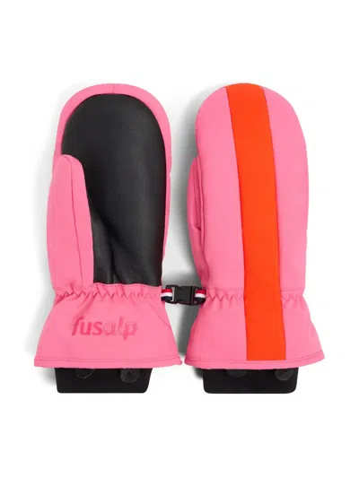 Fusalp Kids' Polar Mittens In Pink