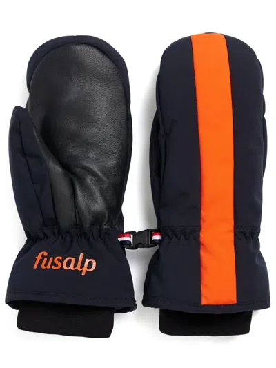 Fusalp Kids' Polar Ski Mittens In Blue