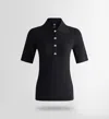 Fusalp Vera Short-sleeve Polo Shirt In Black