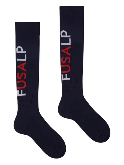 Fusalp Pop Ski Socks In Blue