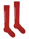 Fusalp Pop Ski Socks In Red