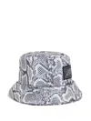 Fusalp Python-print Bucket Hat In Grey