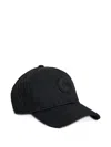 Fusalp Quilted Logo-plaque Baseball Cap In Black