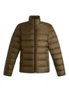 Fusalp Quilted Packable Bomber Jacket In Green