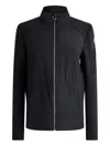 Fusalp Quilted-panel Jacket In Blue