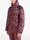 Fusalp Tatum Printed Quilted Ski Jacket In Purple