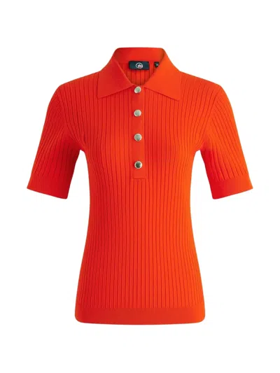 Fusalp 베라 골지 폴로 탑 In Red