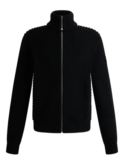 Fusalp Ribbed Ottoman-panel Sweater In Black