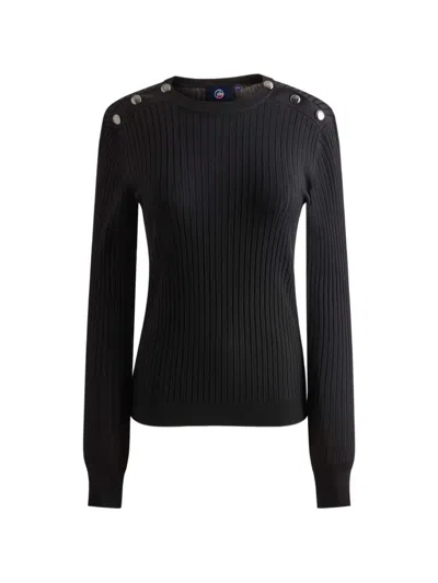 Fusalp Ribbed-knit Sweater In Black