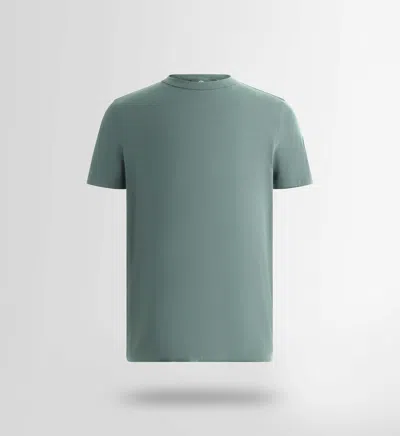 Fusalp Riviere Short-sleeve Plain Cotton T-shirt In Brown