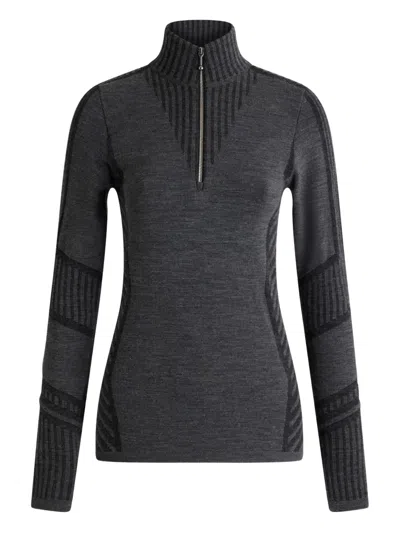 Fusalp Seama Zip Top In Black