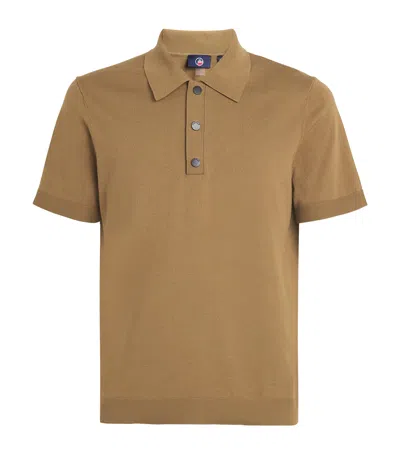 Fusalp Short-sleeve Henryo Polo Shirt In Beige