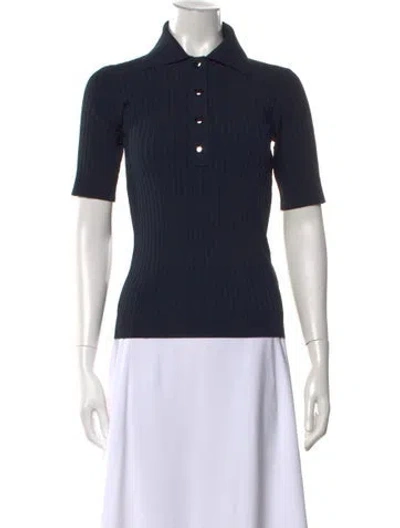 Pre-owned Fusalp Short Sleeve Polo In Blue