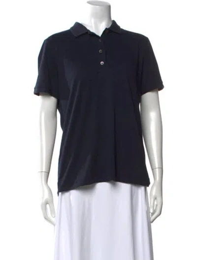 Pre-owned Fusalp Short Sleeve Polo In Blue