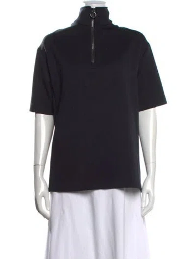 Pre-owned Fusalp Short Sleeve Top In Black