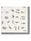 Fusalp Silk Scarf In White