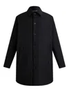 Fusalp Single-breasted Button Coat In Blue