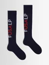 Fusalp Sock Pop Ski Socks In Blue