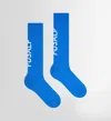 Fusalp Sock Pop Ski Socks In Blue