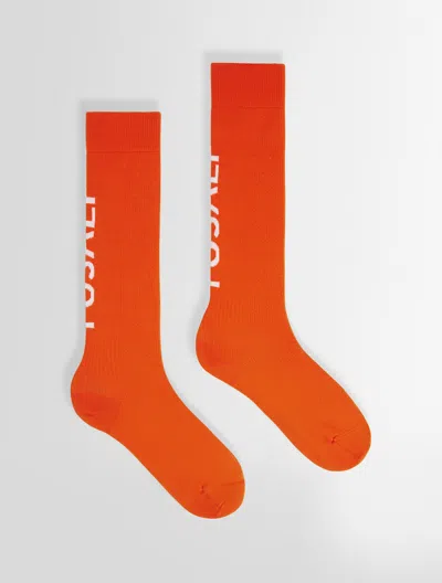 Fusalp Sock Pop Ski Socks In Orange