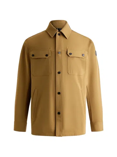 Fusalp Solandroz Button-fatening Shirt Jacket In Brown