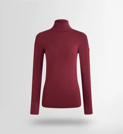 Fusalp Sous Pull Alisier In Dark Red