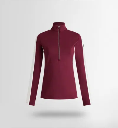 Fusalp Sous Pull Negam In Dark Red