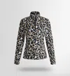 Fusalp Sous Pull Orion Leopard In Light Brown