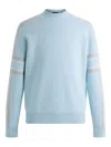 Fusalp Spectavia Contrast-stripe Jacquard Sweater In Blue
