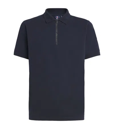 Fusalp Stretch-cotton Anatole Polo Shirt In Navy