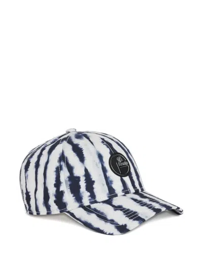 Fusalp Stripe Logo Cap In White