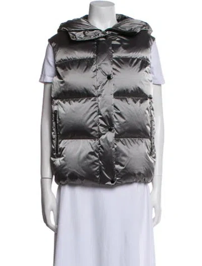 Pre-owned Fusalp Striped Coat In Gray