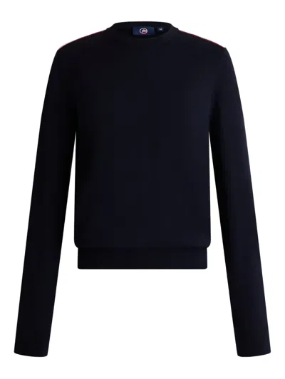 Fusalp Striped-detail Sweater In Black
