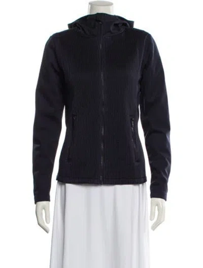 Pre-owned Fusalp Striped Jacket In Black