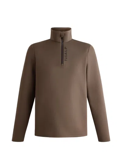 Fusalp Timothy Logo-print Base Layer In Brown