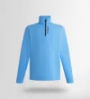 Fusalp Timothy Zip Long-sleeve Ski Top In Blue
