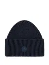 Fusalp Tonal-logo Wool Beanie Hat In Blue