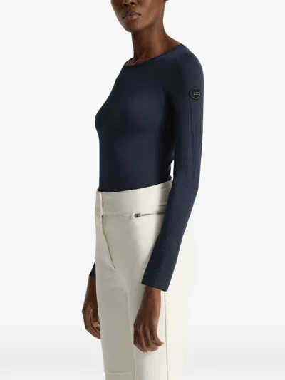 Fusalp Troop Ribbed-knit Ski Top In Blue