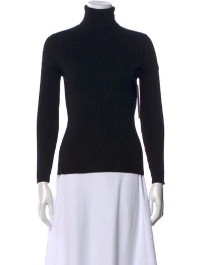 Pre-owned Fusalp Turtleneck Long Sleeve Top In Blue